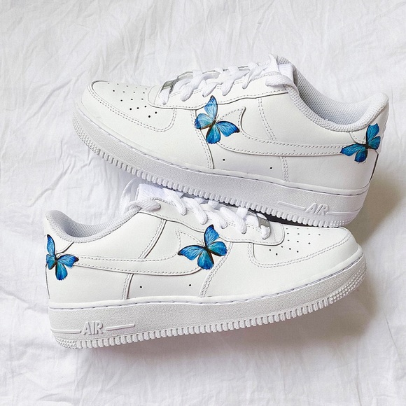 Nike custom 🦋 air force 1 sneakers - Picture 2 of 4